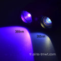 Lampe de poche UV zoom en aluminium